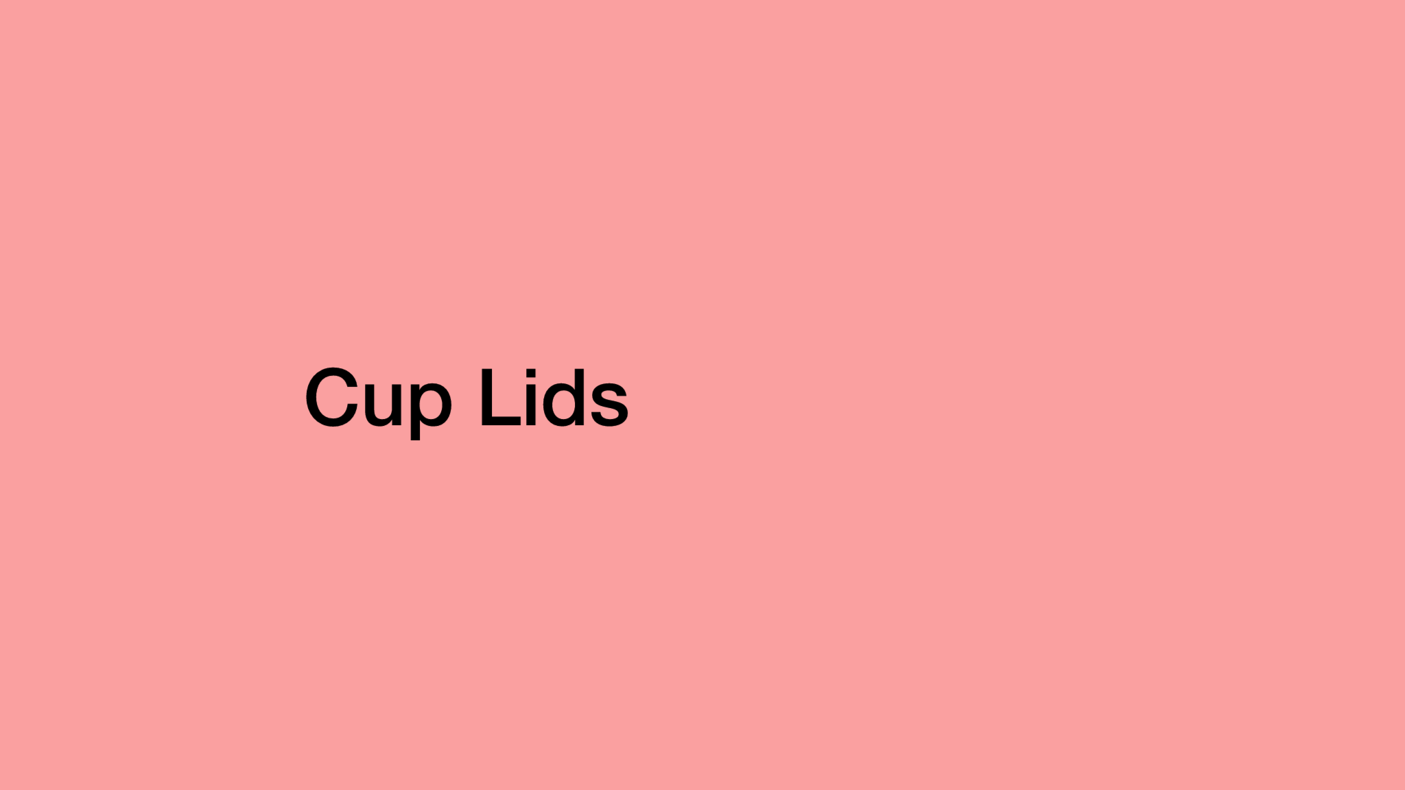 Coffee Cup Lids