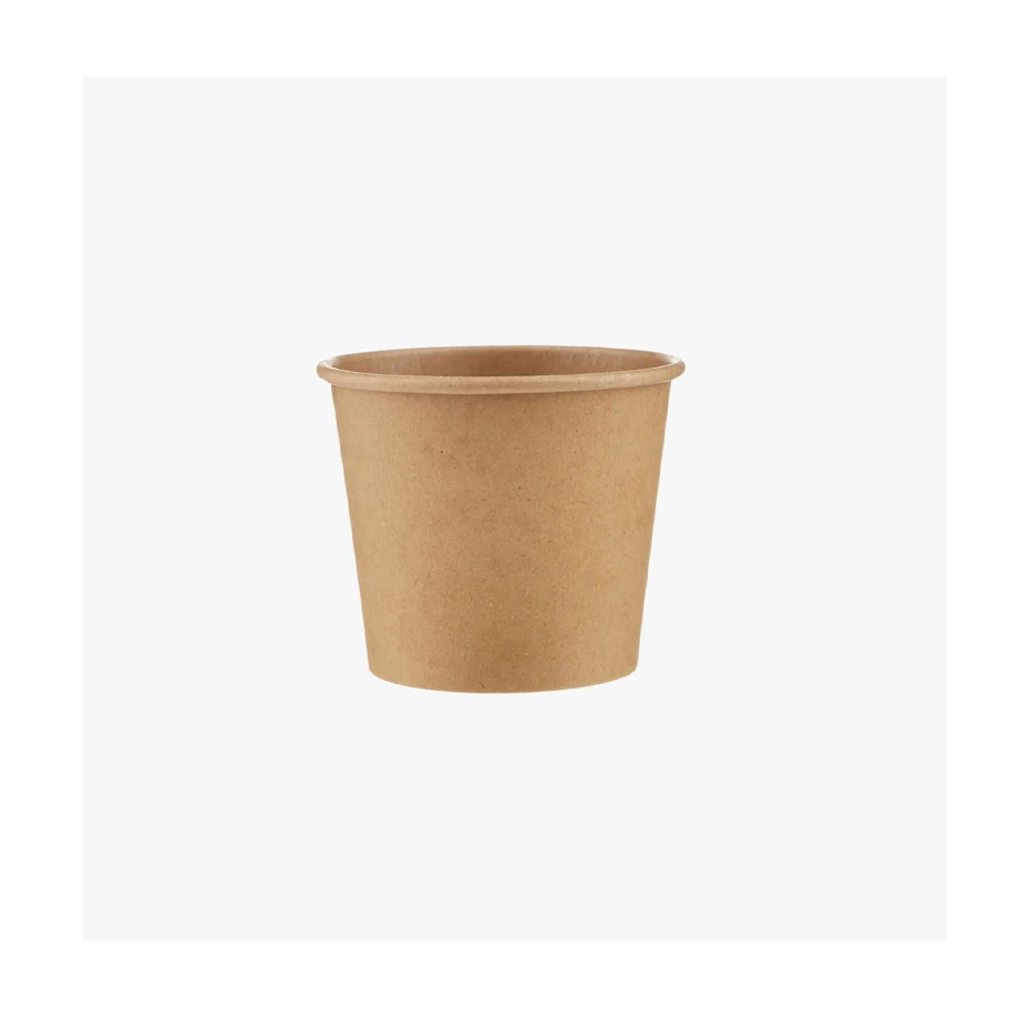 4oz Kraft Paper Portion Pot - ⌀ 67mm — 2000 Qty