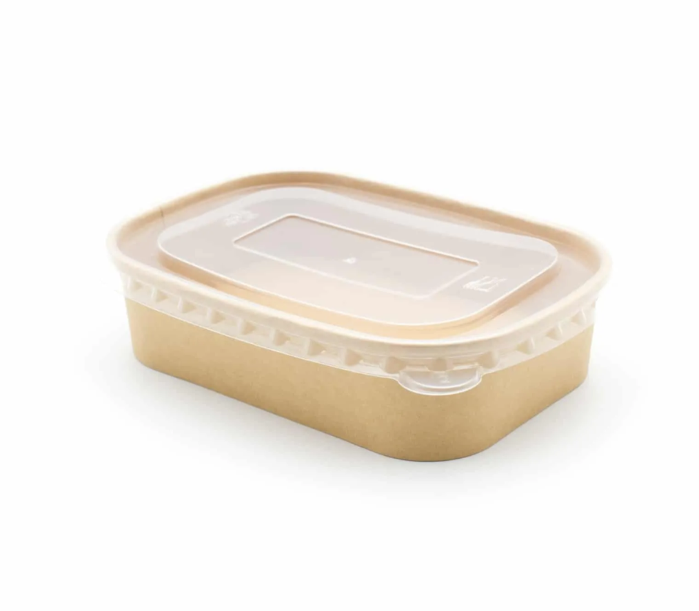 Rectangular Bowl PET Lids Rectangular — 600 Qty