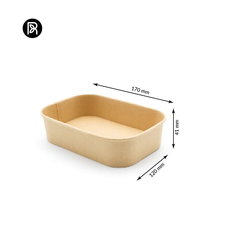 500ml Rectangular Container (17oz) | 600pcs