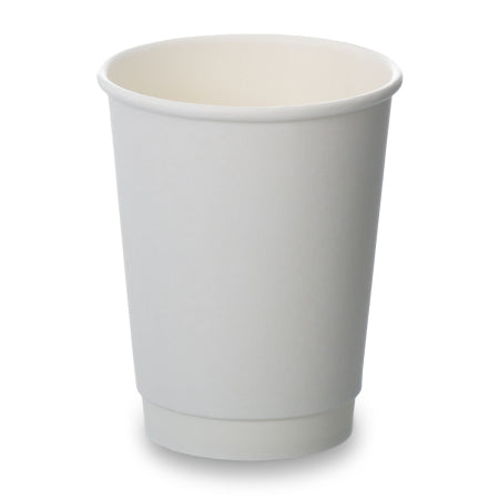 10oz White Double Wall Paper Cup — 500 Qty
