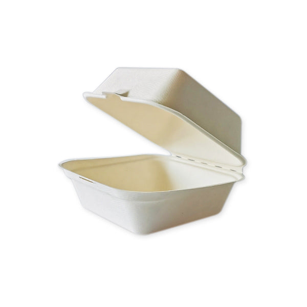 HB6 Biodegradable American Burger Box (6 inch), 200 Pieces