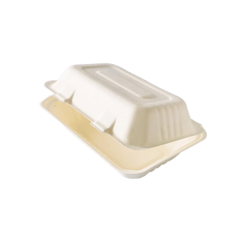 HB10 Biodegradable Takeaway Box (9x6 inch), 200 Pieces
