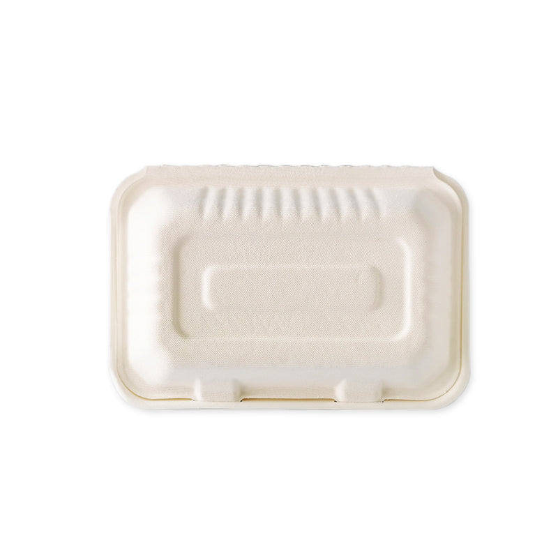 HB10 Biodegradable Takeaway Box (9x6 inch), 200 Pieces