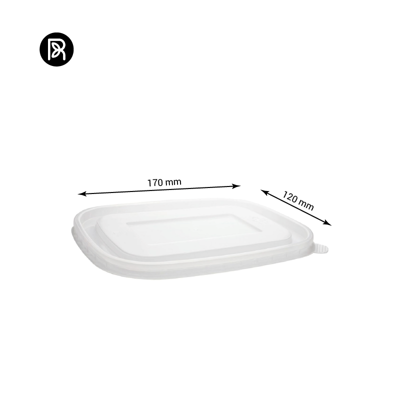 Rectangular Bowl PET Lids Rectangular — 600 Qty