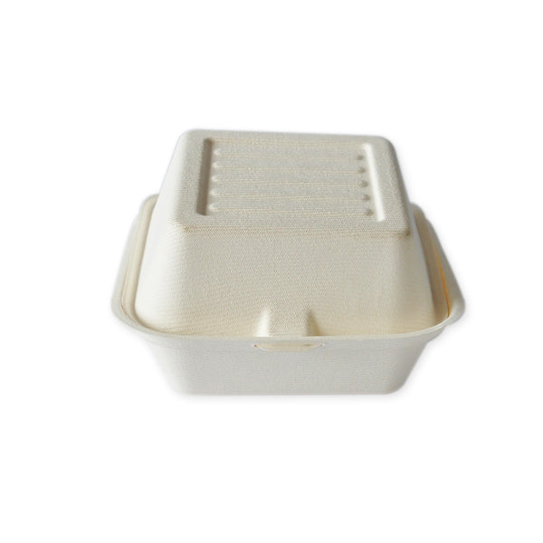 6 inch Biodegradable Burger Takeaway Box (450ml)