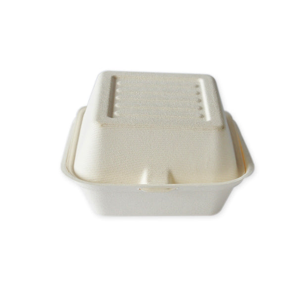 HB6 Biodegradable American Burger Box (6 inch), 200 Pieces