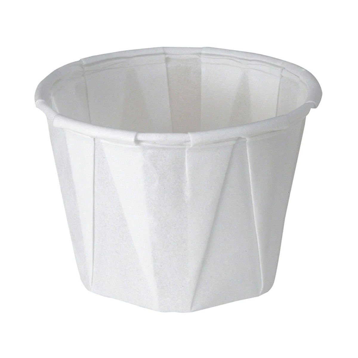 1oz Paper Souffle Pot (White) — 5000 Qty