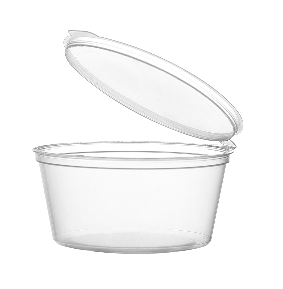 1oz PP Hinged Lid Sauce Pot — 1000 Qty