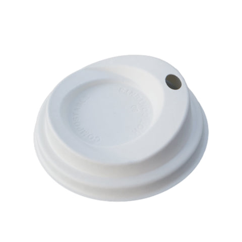 80mm Biodegradable Hot Cup Lid, for 6-8oz cup, 1000 Pieces