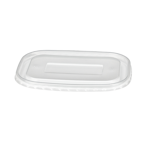 PET Lid for Rectangular Kraft Containers – Fits all Sizes | 300 pieces